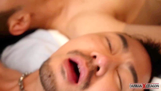 Damian Dragon and Sylvester YesBear Barebacking in a Wild Fourway