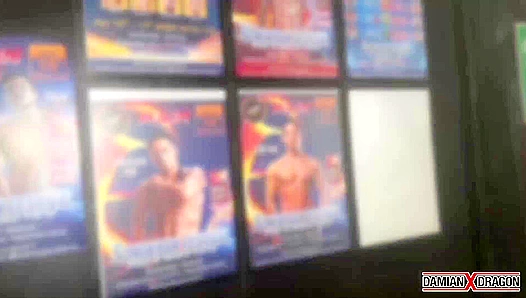 Damian Dragon Gets Fucked Hard by His Muscular Gym Buddies in Wild Group Sex