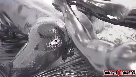 Pierced Yoshi Gets Raw Fucked, Gulpin' Damian’s Dragon Piss Like a Pro