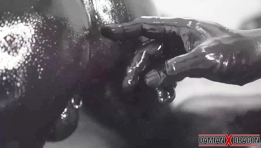 Pierced Yoshi Gets Raw Fucked, Gulpin' Damian’s Dragon Piss Like a Pro