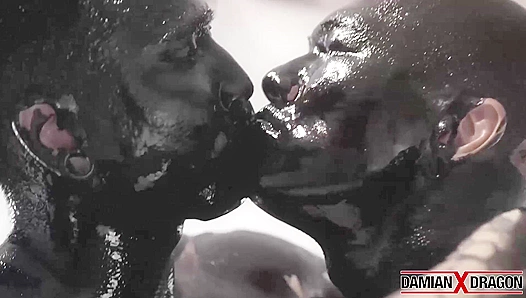 Pierced Yoshi Gets Raw Fucked, Gulpin' Damian’s Dragon Piss Like a Pro