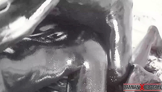 Pierced Yoshi Gets Raw Fucked, Gulpin' Damian’s Dragon Piss Like a Pro