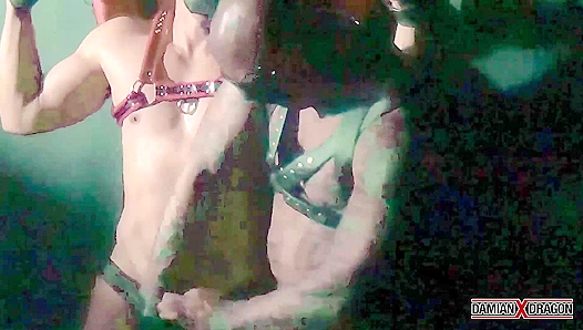 Muscular Gay Damian Dragon Gets Fucked Raw and Dominated Hard