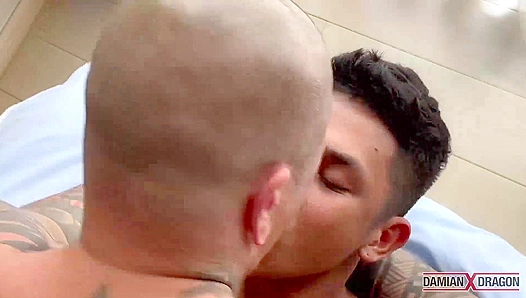 Damian Dragon Fucks the Shit Out of Morenong Chinito, Sliding Hard Cock Deep Inside