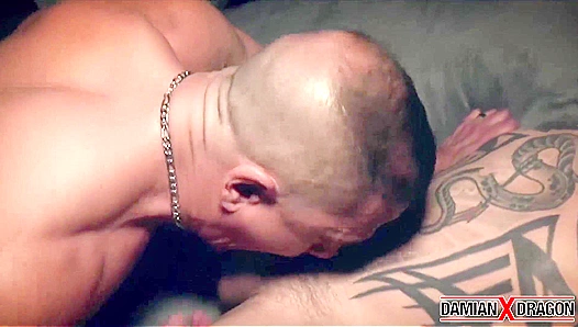 Asian Damian X Dragons Gets Railed Bareback By RC And Digger In Wild 3-Way