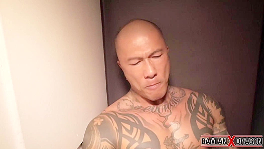 Tattooed Damian X Roughly Manhandles and Fucks Bottom Matthew Dragon