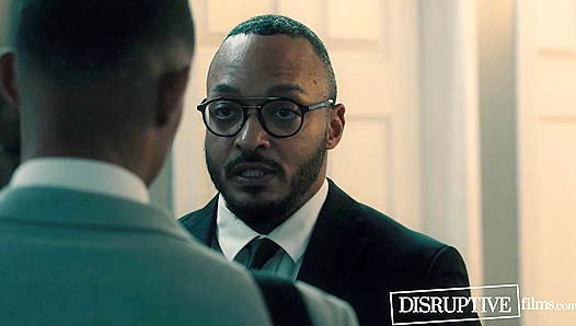 Strangers - Business Men Dillon Diaz and AJ Sloan Rough Gay Fuck After Flight Delay