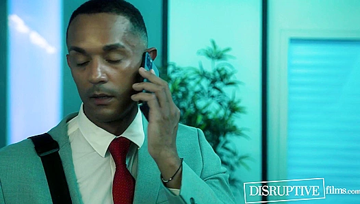 Strangers - Business Men Dillon Diaz and AJ Sloan Rough Gay Fuck After Flight Delay