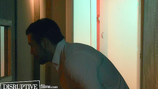 Carter Woods Chases Crush to Bathhouse, Watches Wild DP Threesome Explode with Filthy Passion