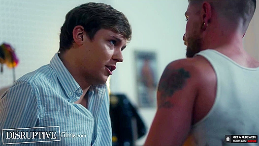 Bratty Twink Gets Roughly Taught by Hardened Mechanic in DisruptiveFilms