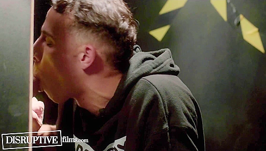 Janitor Gets Caught with His Dick in the Gloryhole by Hot Dudes Des Irez and Mason Lear