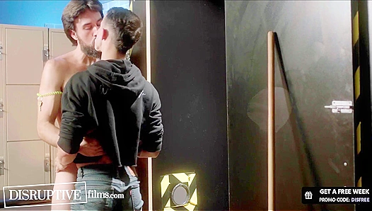 Janitor Gets Caught with His Dick in the Gloryhole by Hot Dudes Des Irez and Mason Lear