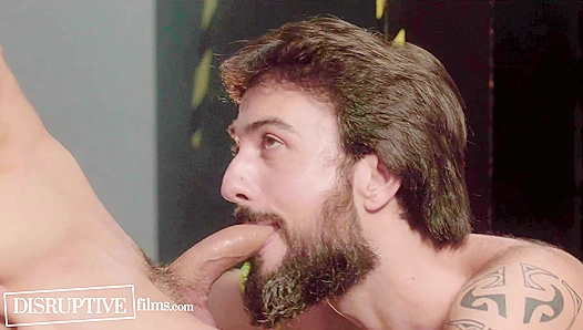 Janitor Gets Caught with His Dick in the Gloryhole by Hot Dudes Des Irez and Mason Lear