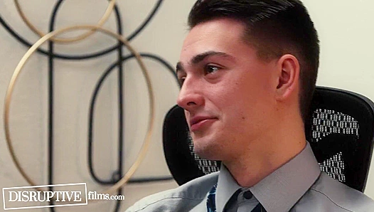 Douchebag Boss Dominates Submissive Employee, Carter Woods Pounds Masyn Thorne Raw