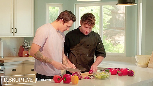 College Jock’s Cooking Lesson Turns Into a Wild, Passionate Gay Bang