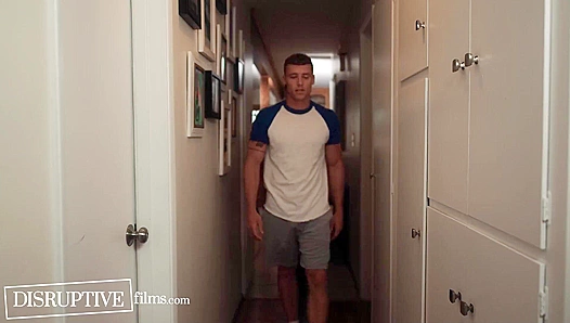 Closeted Jock Grinds Nerdy Twink Senseless During Study Session - Justin Matthews, Trevor Harris TrueMale