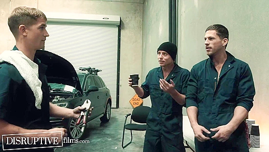 DisruptiveFilms - Mechanic Roughly Seduces and fucks His Closeted Gay Coworker
