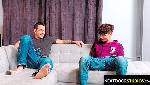 Watchin' My Stepbro Get Fucked Senseless, Kyle Wyncrest and Zayne Bright Go Wild Next Door