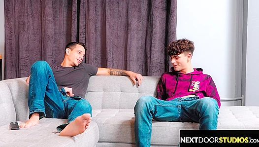 Watchin' My Stepbro Get Fucked Senseless, Kyle Wyncrest and Zayne Bright Go Wild Next Door