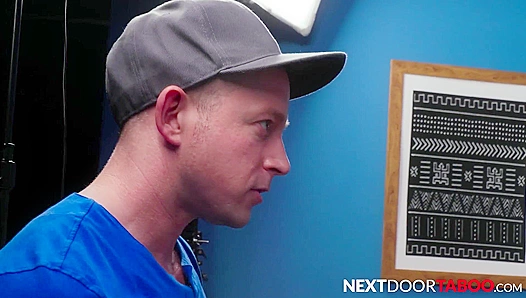 Stepbro's Modeling Gig Turns Into Hardcore Dick Sucking Porn With Justin Matthews, Brandon Anderson