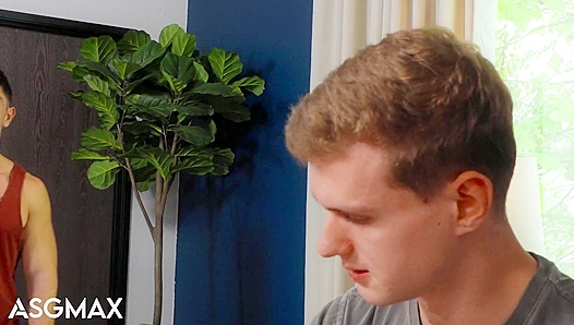 College Hunk Gets Pounded By Muscly Stepbro's Massive Dick - Nico Coopa, Mick Marlo