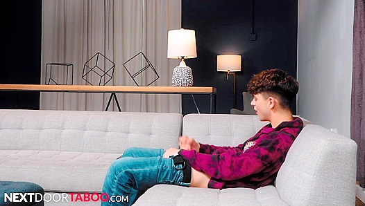 Next-Door Twink Gets Sucked and Fucked by His Secret Pornstar Bro