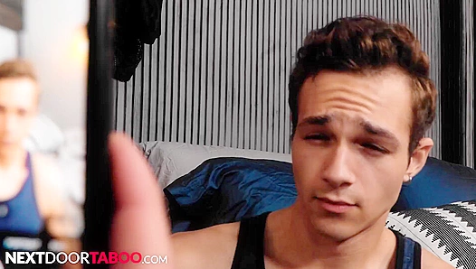 Nerdy Twink Stepbro Drills Sexy Jayden Marcos, Scott Finn