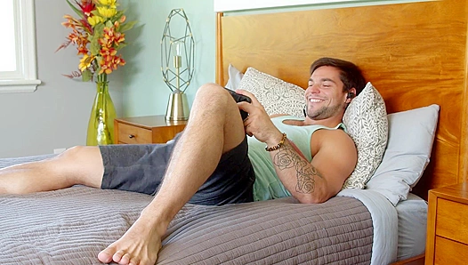 Stepbro Gets Caught Jacking Off to Dirty Clips, Princeton Price Fucking loses it