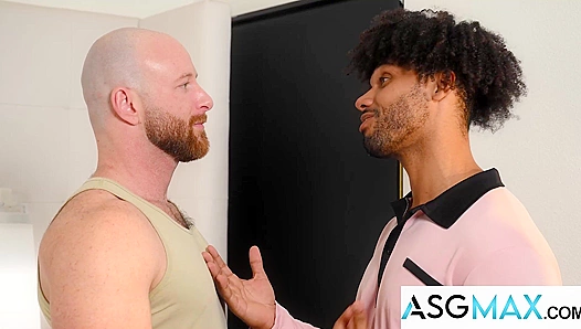 Hairy Hunk Gets His Ass Ruthlessly Pounded By His Neighbor