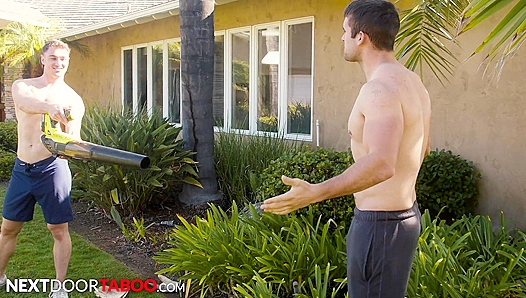 Fucked-Up Step Bros Get Distracted, Dropping Tools to Dick Around Wildly