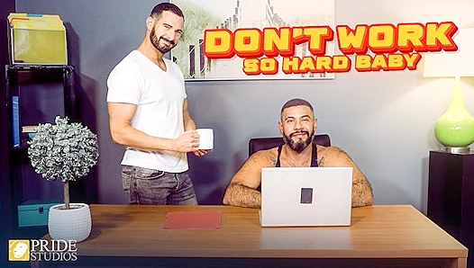 PrideStudios Hot Bear Ditches Work to Bareback His BF with Fierce Passion