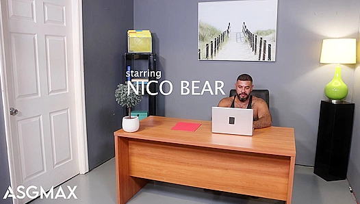 PrideStudios Hot Bear Ditches Work to Bareback His BF with Fierce Passion