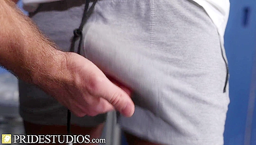 Hot Latino Jock Rams His Fucking Massive Dick Into Older Hunk's Tight Ass