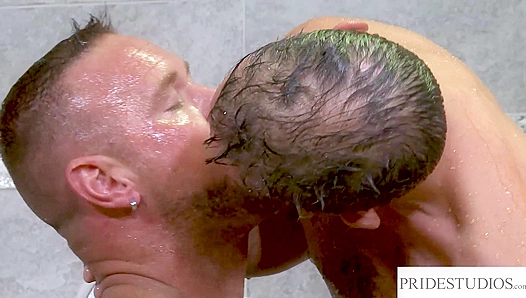 Silverdaddy Shoves His Massive Cock Into Muscled Hunk's Tight Ass