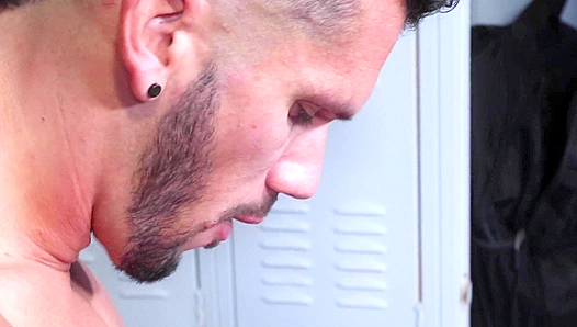 Bearded Muscled Hunk Fucks and Devours a Fucking Massive Dick Like a Fucking Pro