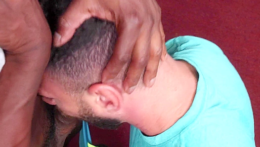 Coach Aaron Trainer Demands A Deepthroat Blowjob Before Crushing It On The Mat