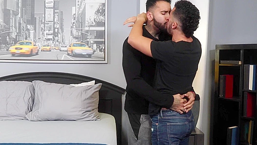 Rikk York Pounds His BF's Face With a Massive Cock, Making Him Scream