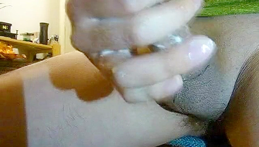 Stud Blasts Massive Load, Drenching Muscular Dick in Thick Cum