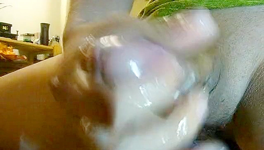 Stud Blasts Massive Load, Drenching Muscular Dick in Thick Cum