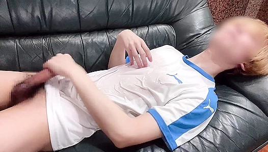 Soccer Boys Masturbate and Cum Like Fucking Anal Whore