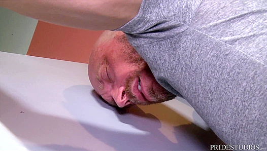 Sean Harding Pounds His BF Raw at the Glory Hole,  "Men Over 30" Sizzling Action