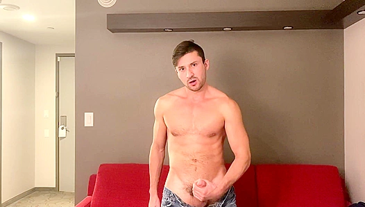 Hornball Scott DeMarco Strokes His Dick to a Fucking Massive Cumshot