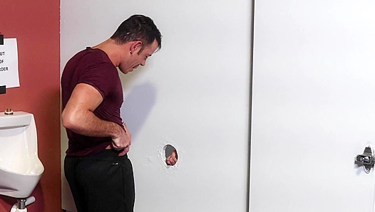 Glory Hole Action - I Said Shove That Cock Through For Some Raw, Uncut Fun