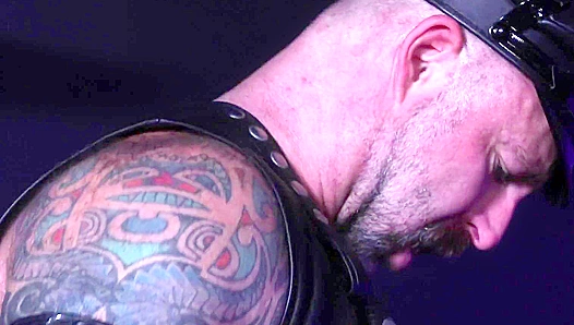 Leather Daddy Rims and Pounds Hairy Latino  "Men Over 30" Wildly