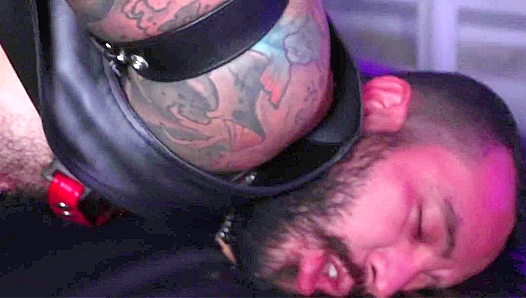 Leather Daddy Rims and Pounds Hairy Latino  "Men Over 30" Wildly