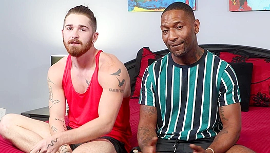 Muscular Ebony Daddy Over 30 Fucks Tight Ass, Quenching His Thirst With Savage Strokes