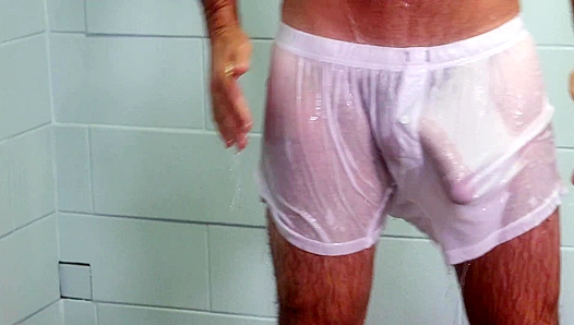 Mature BF Killian Knox Fucks A Massive Cock In The Shower ExtraBigDicks