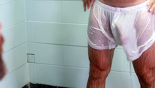 Mature BF Killian Knox Fucks A Massive Cock In The Shower ExtraBigDicks