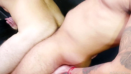 Rikk York’s Massive Dick Gets a Rough Hand Job and Cums Like a Fucking Champ