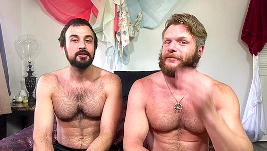 Bearded Hunks Mason Lear and Brian Bonds Get Wild and Dirty During Quarantine